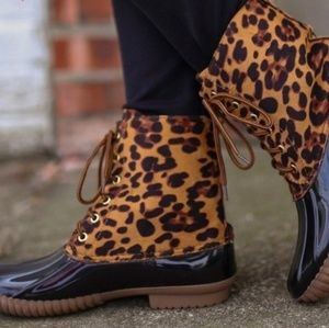 Sale!!! KENZIE Leopard Winter boots